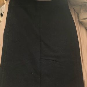 Knit pencil skirt